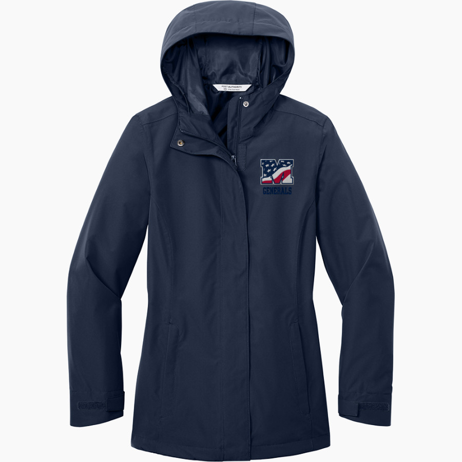 MacArthur Generals <span class="pdp-name-mascot">MACARTHUR HIGH SCHOOL Generals</span> Port Authority Women's C-FREE Rain Jacket