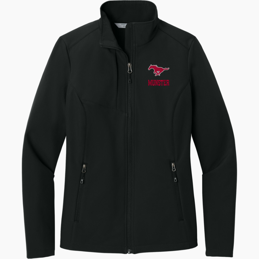 MUNSTER HIGH SCHOOL MUSTANGS <span class="pdp-name-mascot">MUNSTER MUSTANGS</span> Port Authority Women's C-FREE Core Soft Shell
