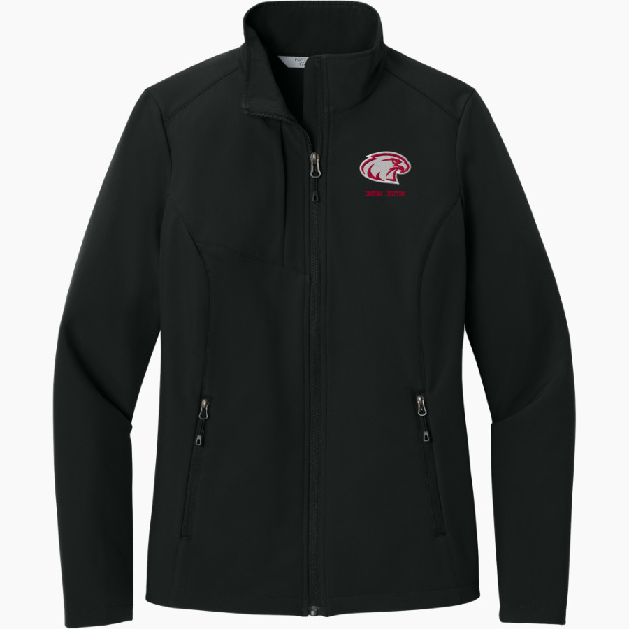 SANTIAM CHRISTIAN HIGH SCHOOL EAGLES <span class="pdp-name-mascot">SANTIAM CHRISTIAN EAGLES</span> Port Authority Women's C-FREE Core Soft Shell
