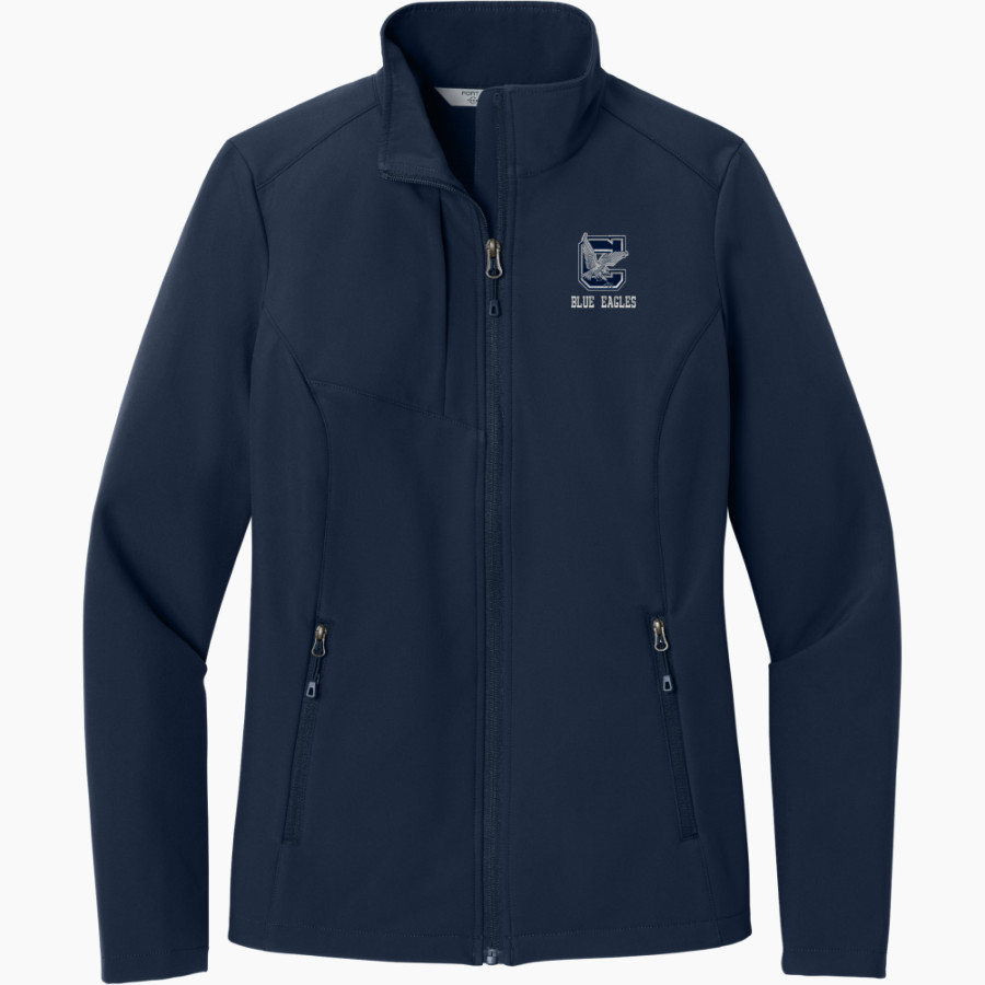 CLOVER HIGH SCHOOL BLUE EAGLES <span class="pdp-name-mascot">CLOVER BLUE EAGLES</span> Port Authority Women's C-FREE Core Soft Shell