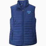 DAVIS SENIOR HIGH SCHOOL BLUE DEVILS <span class="pdp-name-mascot">DAVIS BLUE DEVILS</span> Port Authority Women's Packable Puffy Vest Front Thumbnail