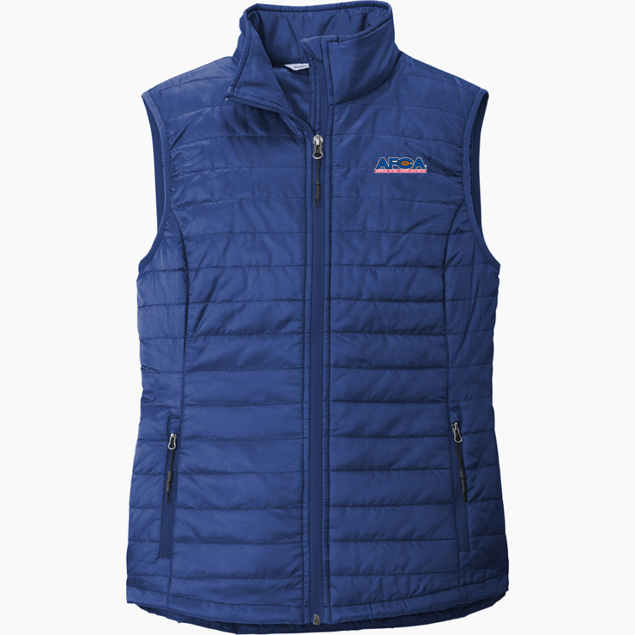 AFCA Port Authority Women's Packable Puffy Vest