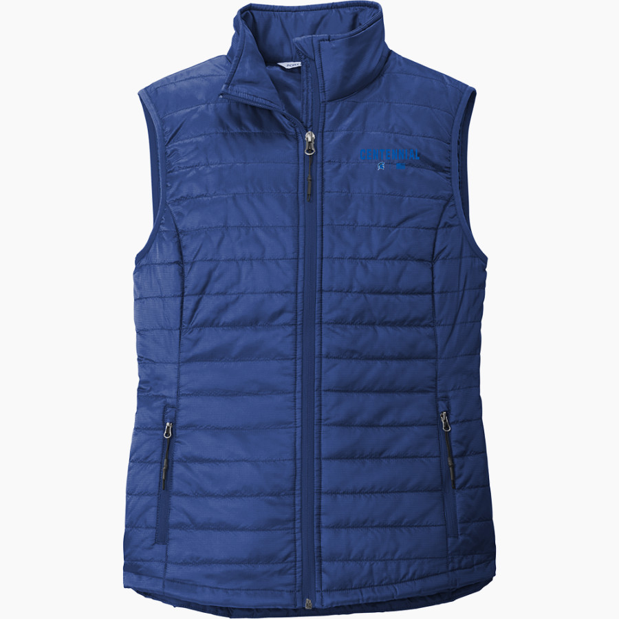 CENTENNIAL HIGH SCHOOL SPARTANS <span class="pdp-name-mascot">CENTENNIAL SPARTANS</span> Port Authority Women's Packable Puffy Vest