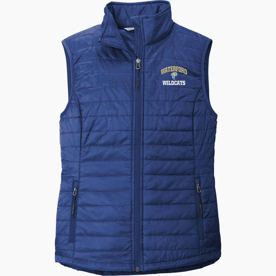 WATERFORD HIGH SCHOOL WILDCATS <span class="pdp-name-mascot">WATERFORD WILDCATS</span> Port Authority Women's Packable Puffy Vest