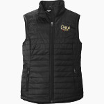 St. FRANCIS HIGH SCHOOL GOLDEN KNIGHTS <span class="pdp-name-mascot">SAINT FRANCIS GOLDEN KNIGHTS</span> Port Authority Women's Packable Puffy Vest Front Thumbnail