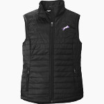 Panther Locker Spirit Wear Store <span class="pdp-name-mascot">THE MASTERS PANTHERS</span> Port Authority Women's Packable Puffy Vest Front Thumbnail
