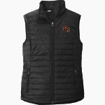 EAST ROCKAWAY HIGH SCHOOL ROCKS Port Authority Women's Packable Puffy Vest Front Thumbnail