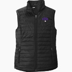 BEMENT MIDDLE SCHOOL BULLDOGS Port Authority Women's Packable Puffy Vest Front Thumbnail