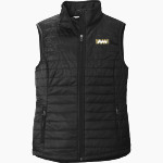 MIAMI SENIOR HIGH SCHOOL STINGAREES Port Authority Women's Packable Puffy Vest Front Thumbnail