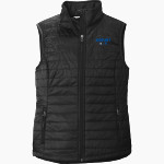 AHS leads official sideline store <span class="pdp-name-mascot">AIRPORT EAGLES</span> Port Authority Women's Packable Puffy Vest Front Thumbnail