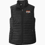 SPRINGTOWN HIGH SCHOOL PORCUPINES Port Authority Women's Packable Puffy Vest Front Thumbnail