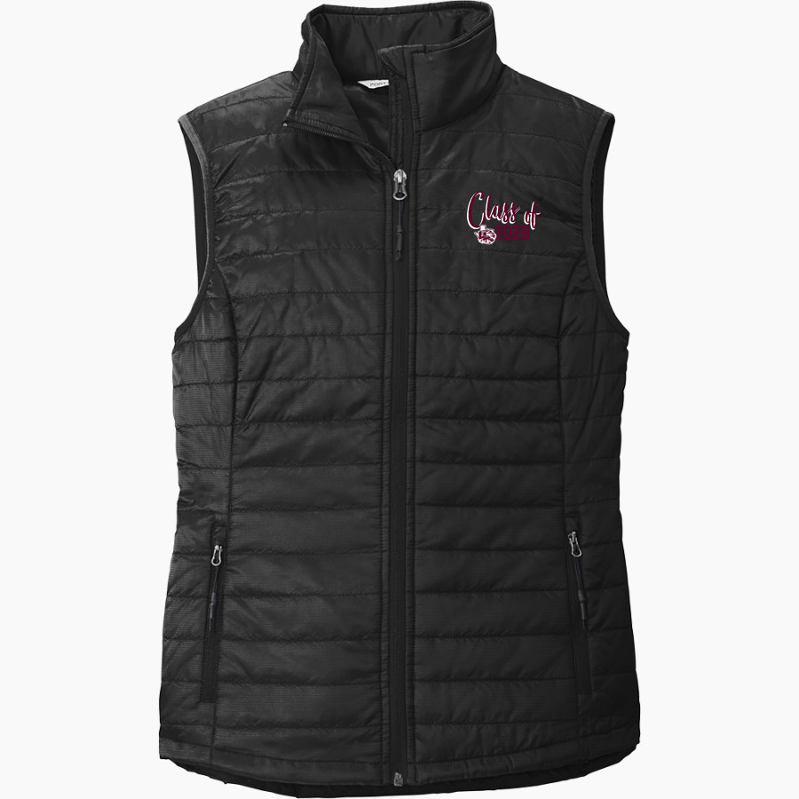 LOCKHART HIGH SCHOOL LIONS <span class="pdp-name-mascot">LOCKHART LIONS</span> Port Authority Women's Packable Puffy Vest