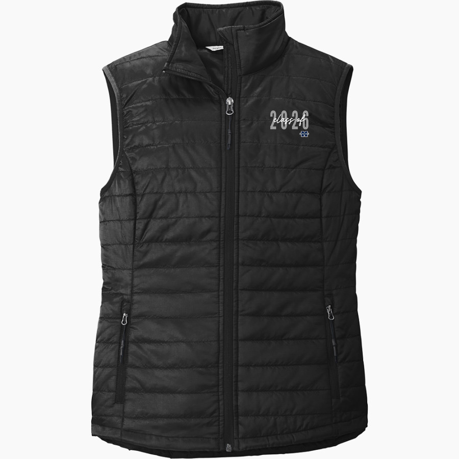 MAGRUDER HIGH SCHOOL COLONELS <span class="pdp-name-mascot">MAGRUDER COLONELS</span> Port Authority Women's Packable Puffy Vest