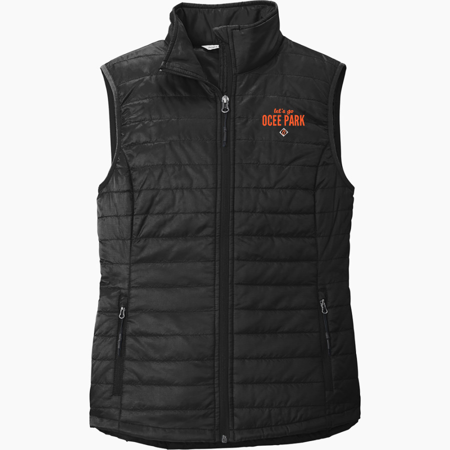 Ocee Park Ocee Park <span class="pdp-name-mascot">Ocee Park Athletic Association</span> Port Authority Women's Packable Puffy Vest