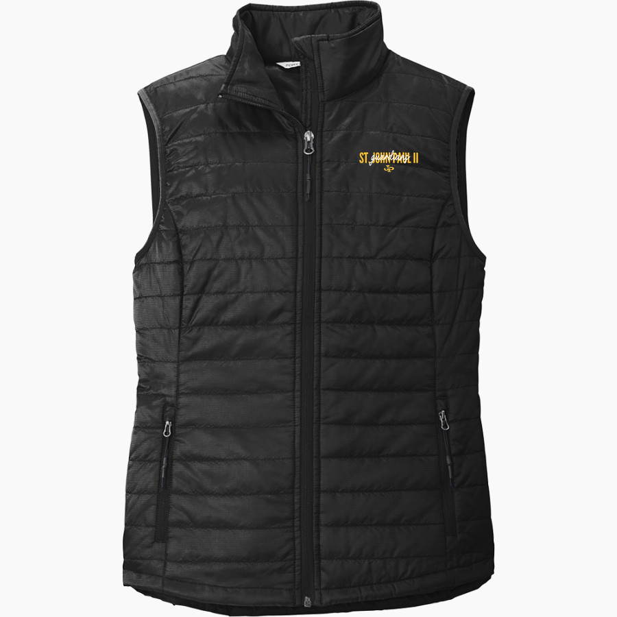 St. JOHN PAUL II CATHOLIC GUARDIANS ONLINE STORE <span class="pdp-name-mascot">JOHN PAUL II GUARDIANS</span> Port Authority Women's Packable Puffy Vest
