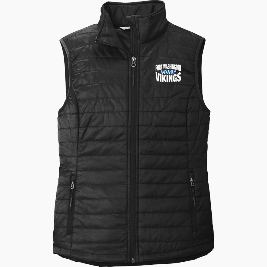 Port Washington VIKINGS Port Authority Women's Packable Puffy Vest