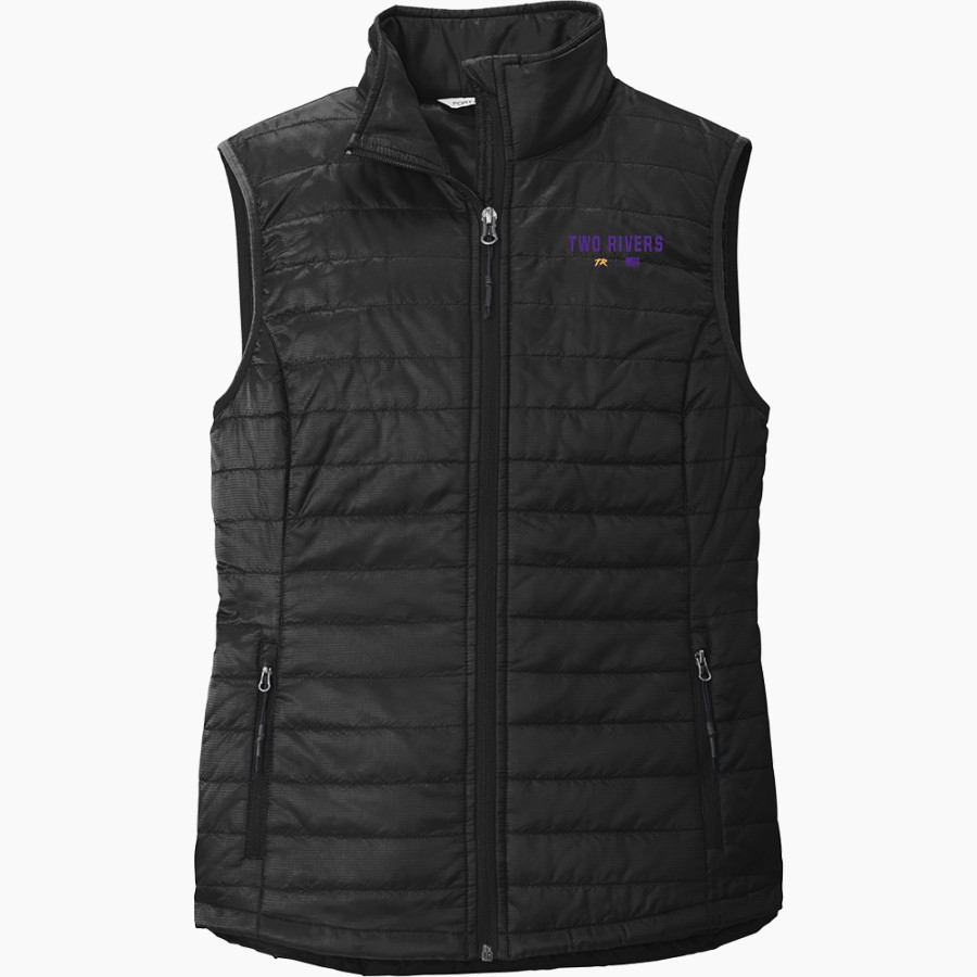 TWO RIVERS HIGH SCHOOL RAIDERS <span class="pdp-name-mascot">TWO RIVERS RAIDERS</span> Port Authority Women's Packable Puffy Vest