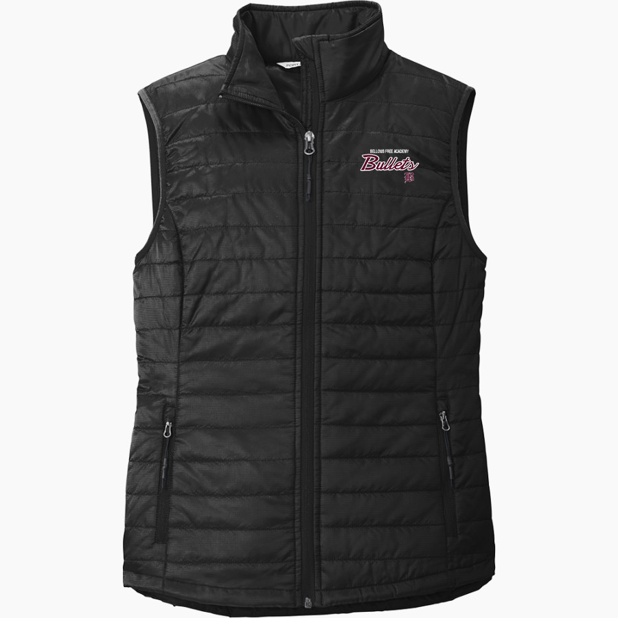 BELLOWS FREE ACADEMY BULLETS <span class="pdp-name-mascot">BELLOWS FREE ACADEMY BULLETS</span> Port Authority Women's Packable Puffy Vest