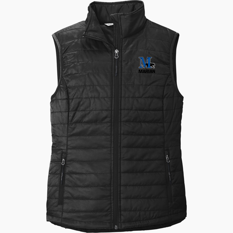 Marian SABRES <span class="pdp-name-mascot">Marian University SABRES</span> Port Authority Women's Packable Puffy Vest