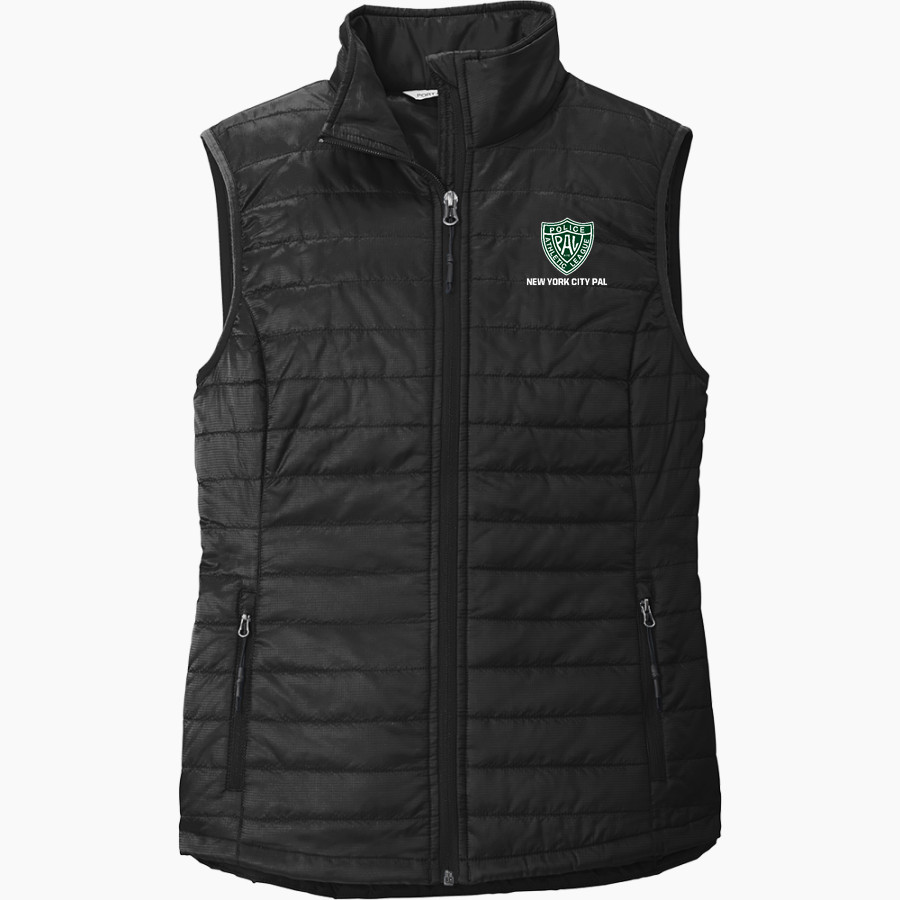 NYC Police Athletic League Online Store <span class="pdp-name-mascot">New York City PAL</span> Port Authority Women's Packable Puffy Vest