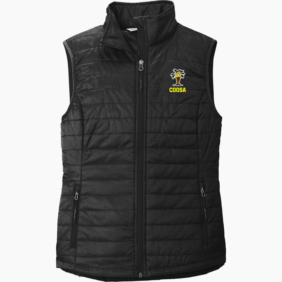 Coosa Bobcats <span class="pdp-name-mascot">Coosa Bobcats</span> Port Authority Women's Packable Puffy Vest