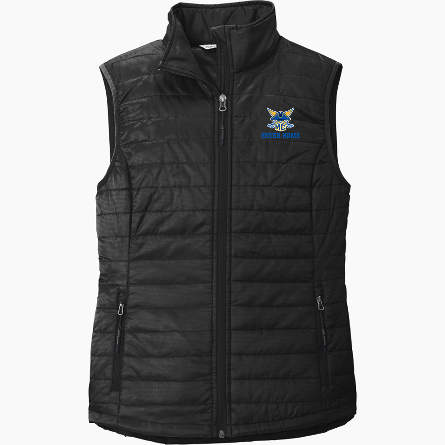 Macks Creek Pirates <span class="pdp-name-mascot">Macks Creek Pirates</span> Port Authority Women's Packable Puffy Vest