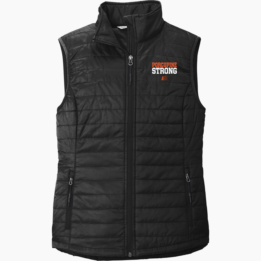 SPRINGTOWN HIGH SCHOOL PORCUPINES Port Authority Women's Packable Puffy Vest
