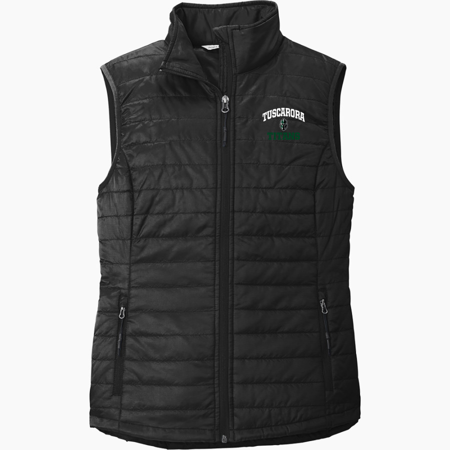 Tuscarora Titans Port Authority Women's Packable Puffy Vest