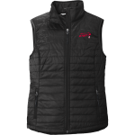 PERSHING COUNTY HIGH SCHOOL MUSTANGS <span class="pdp-name-mascot">PERSHING COUNTY MUSTANGS</span> Port Authority Women's Packable Puffy Vest Front Thumbnail