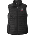 Pate Pandas <span class="pdp-name-mascot">Pate Elementary School Pandas</span> Port Authority Women's Packable Puffy Vest Front Thumbnail