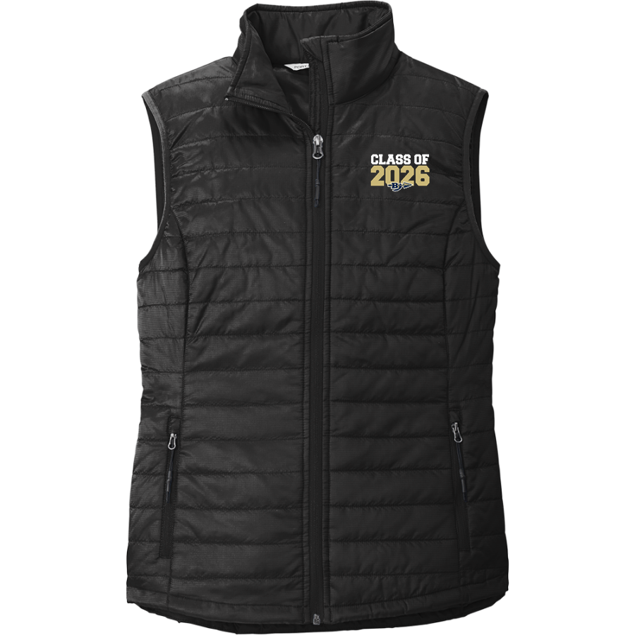 BROOKFIELD HIGH SCHOOL WARRIORS <span class="pdp-name-mascot">BROOKFIELD WARRIORS</span> Port Authority Women's Packable Puffy Vest