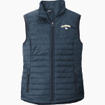 St. Edward's Hilltoppers Port Authority Women's Packable Puffy Vest Front Thumbnail