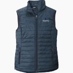 TWINSBURG HIGH SCHOOL TIGERS Port Authority Women's Packable Puffy Vest Front Thumbnail