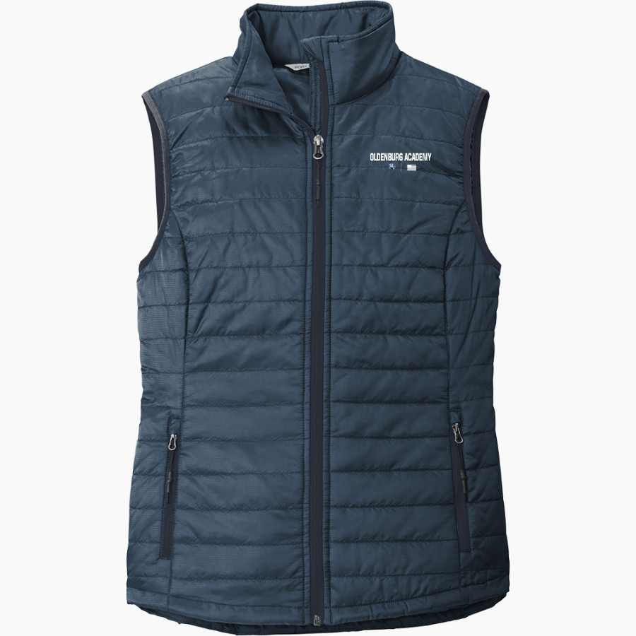 OLDENBURG ACADEMY TWISTERS Port Authority Women's Packable Puffy Vest