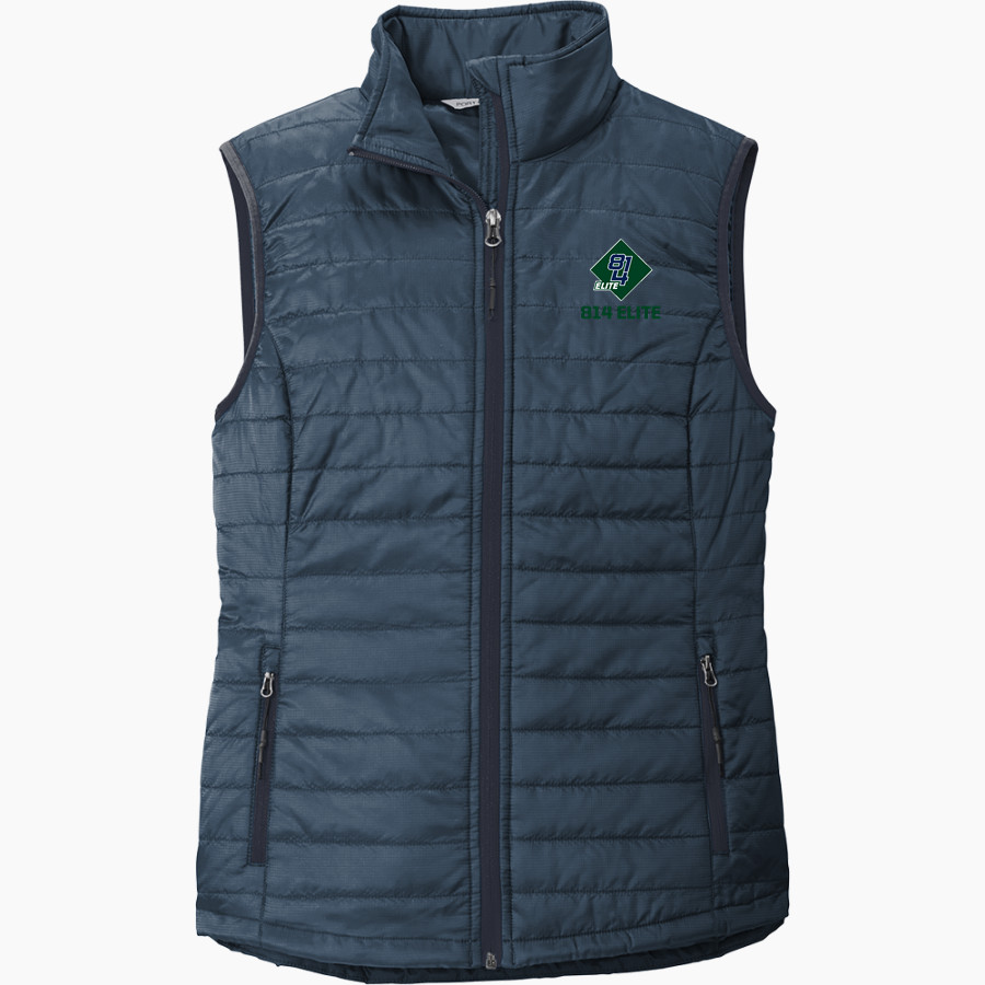814 Elite 814 Elite <span class="pdp-name-mascot">814 Elite</span> Port Authority Women's Packable Puffy Vest