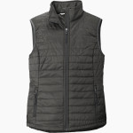 Folsom Lake Falcons Port Authority Women's Packable Puffy Vest Front Thumbnail