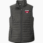 Williamson Marauders Port Authority Women's Packable Puffy Vest Front Thumbnail