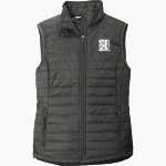 Meadows School The Official Store of the Mustangs <span class="pdp-name-mascot">Meadows School Mustangs</span> Port Authority Women's Packable Puffy Vest Front Thumbnail