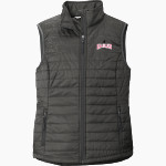 Jupiter Christian Eagles Port Authority Women's Packable Puffy Vest Front Thumbnail