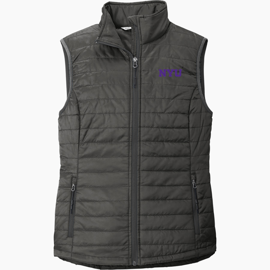 NYU Violets <span class="pdp-name-mascot">NYU Violets</span> Port Authority Women's Packable Puffy Vest