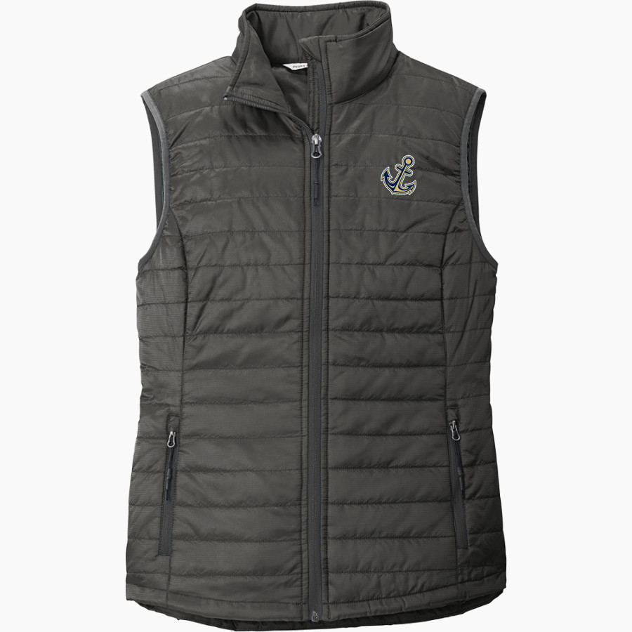 Admiral Farragut BlueJackets <span class="pdp-name-mascot">Farragut Bluejackets</span> Port Authority Women's Packable Puffy Vest