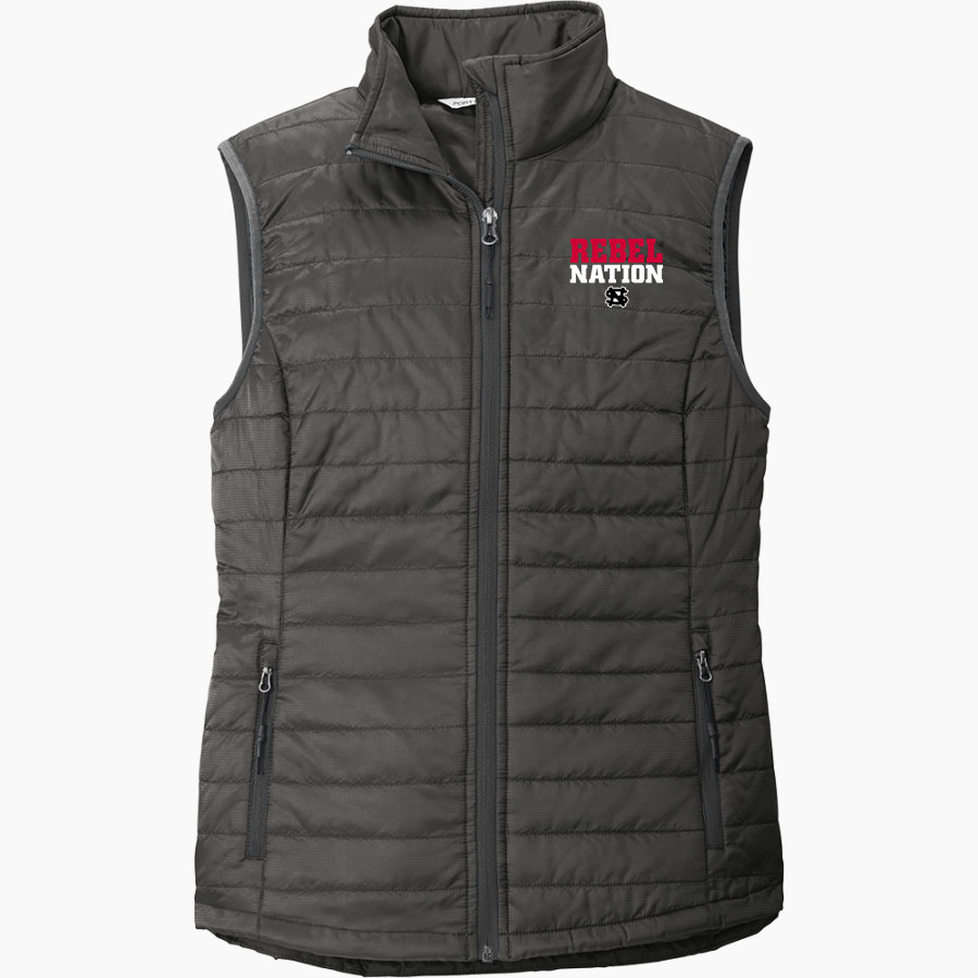 South Newton Rebels Port Authority Women's Packable Puffy Vest