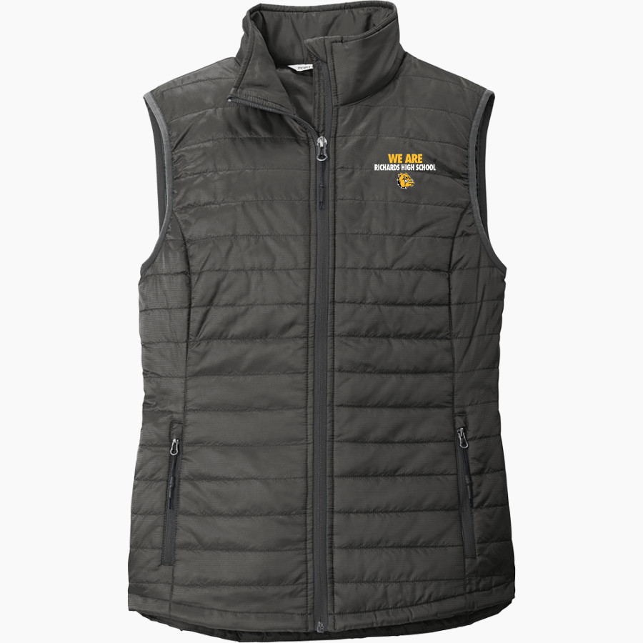 RICHARDS HIGH SCHOOL BULLDOGS <span class="pdp-name-mascot">RICHARDS HIGH SCHOOL BULLDOGS</span> Port Authority Women's Packable Puffy Vest