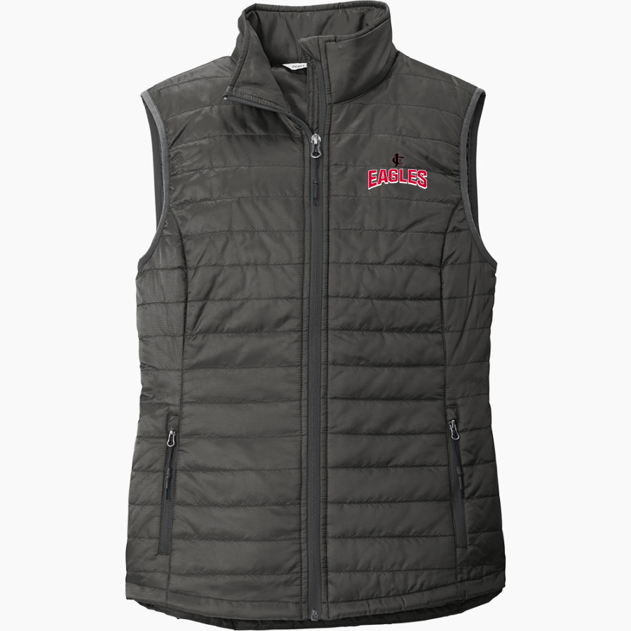 Jupiter Christian Eagles Port Authority Women's Packable Puffy Vest