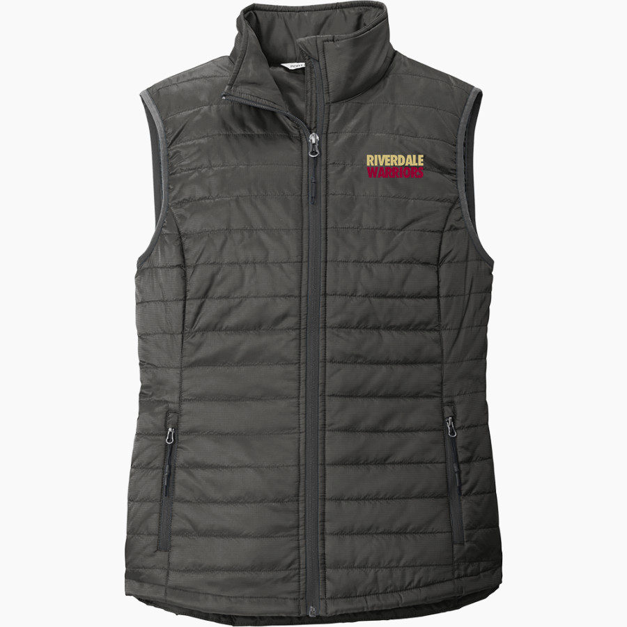 Riverdale Warriors Port Authority Women's Packable Puffy Vest