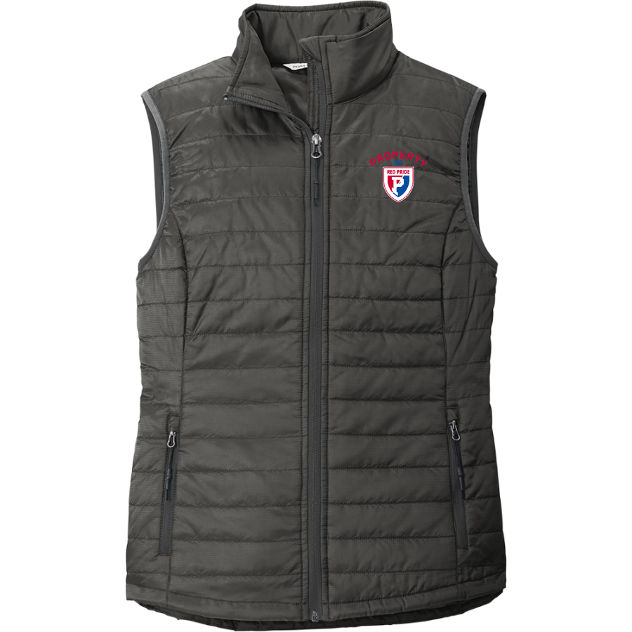 Plainfield Quakers <span class="pdp-name-mascot">Plainfield Quakers</span> Port Authority Women's Packable Puffy Vest