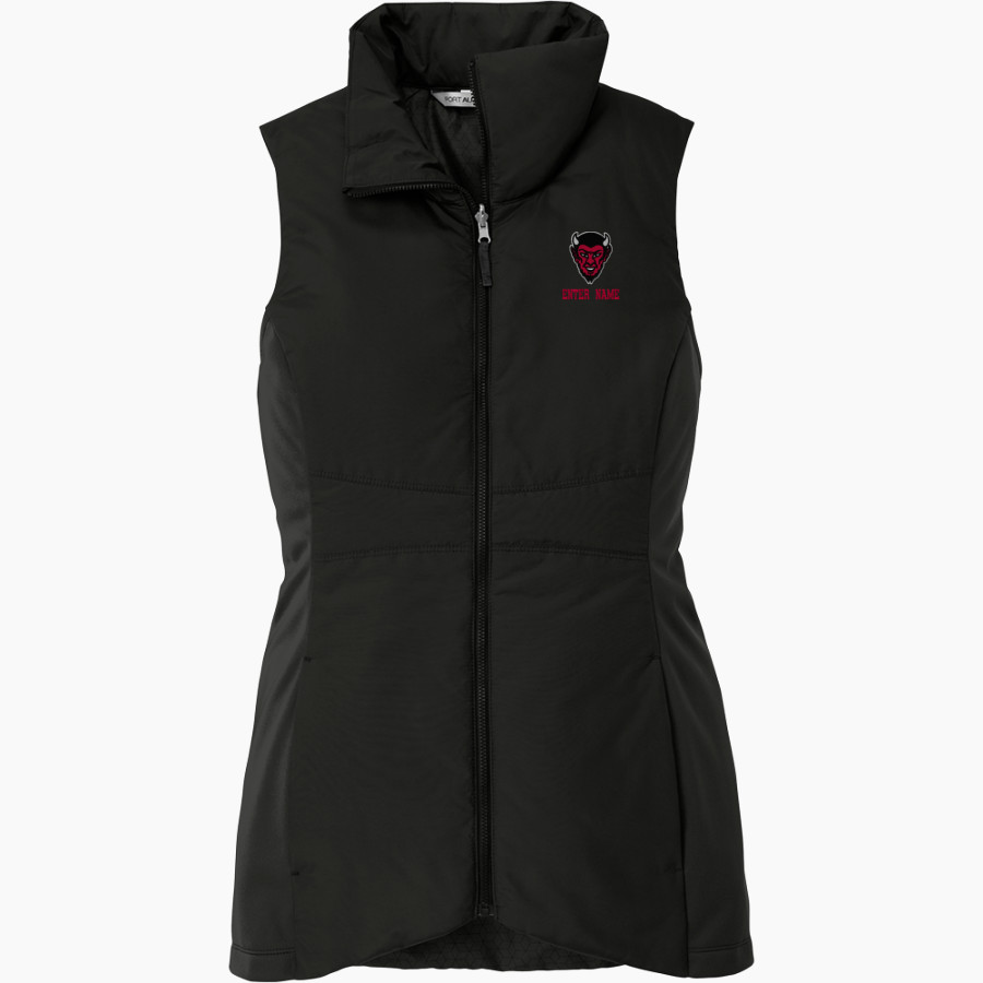 Chaffee Red Devils <span class="pdp-name-mascot">Chaffee Schools Red Devils</span> Port Authority Women's Collective Vest