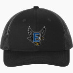 Eisenhower Elementary School Eagles <span class="pdp-name-mascot">Eisenhower Elementary School Eagles</span> Port Authority Snapback Ponytail Trucker Cap Front Thumbnail