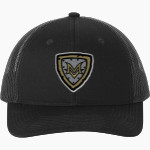 Mt Vernon Marauders Port Authority Snapback Ponytail Trucker Cap Front Thumbnail