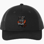 WATERLOO HIGH SCHOOL BULLDOGS <span class="pdp-name-mascot">WATERLOO BULLDOGS</span> Port Authority Snapback Ponytail Trucker Cap Front Thumbnail